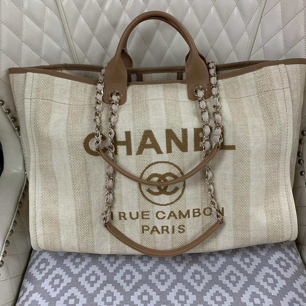 chanel deauville tote xl